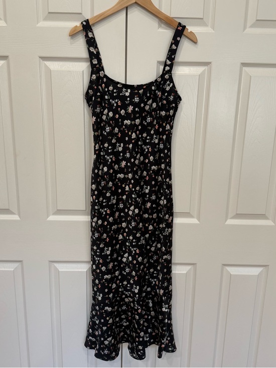 Urban Outfitters Andorra Floral Ruffle Hem Dress - Picture 3 of 5